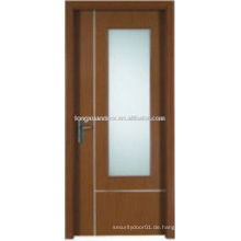 Holz-PVC-Tür mit Glas